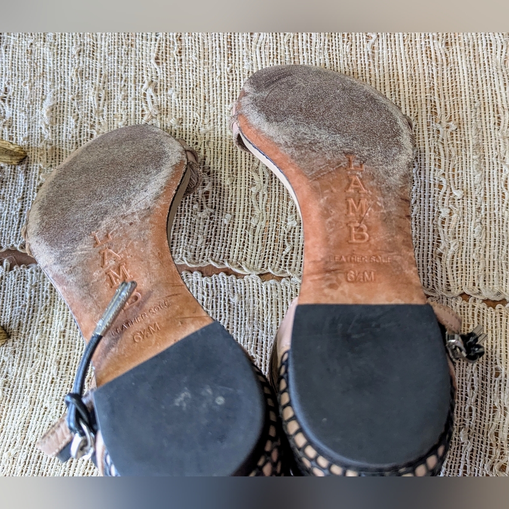 L.A.M.B. Fish Net Shoes - Picture 5 of 6